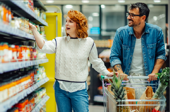 How FMCG volumes and food/beverage spend have evolved over two decades